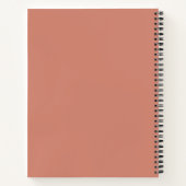 Carnet parties scintillant rose or rose monogramme (Dos)
