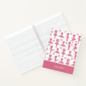 Carnet Parties scintillant rose petite fille Ballerina Ba (Intérieur)