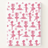 Carnet Parties scintillant rose petite fille Ballerina Ba (Dos)
