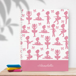 Carnet Parties scintillant rose petite fille Ballerina Ba