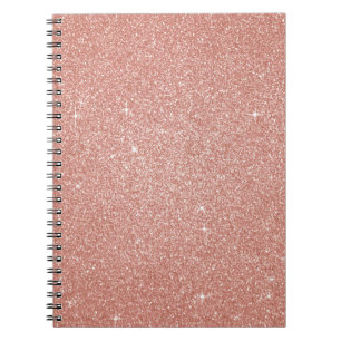 Carnet Parties scintillant rose rose or-Blush et étincell
