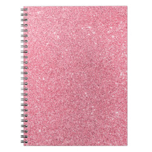Carnet Parties scintillant rose, texture abstraite de Noë