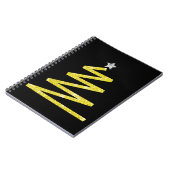 Carnet Parties scintillant sapin de Noël (Côté gauche)