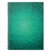 Carnet Parties scintillant turquoise Sequin Disco Glitz C (Devant)