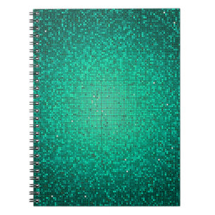 Carnet Parties scintillant turquoise Sequin Disco Glitz C