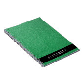 Carnet Parties scintillant verte, Arrière - plan Parties  (Côté Droit)
