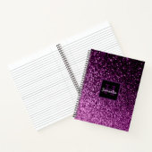 Carnet Parties scintillant violet girly brillant glam mon (Intérieur)