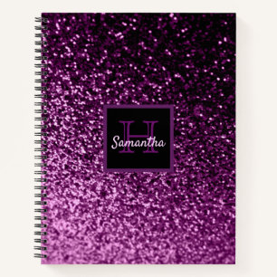 Carnet Parties scintillant violet girly brillant glam mon