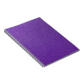Carnet Parties scintillant violette, Étincelle, Arrière - (Côté Droit)