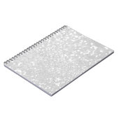 Carnet parties scintillantes blanches de Faux de charme (Côté gauche)