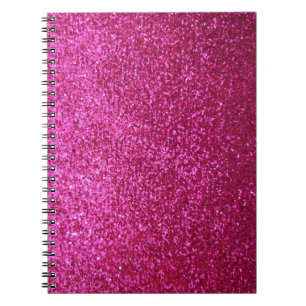 Carnet Parties scintillantes de roses indien de Faux