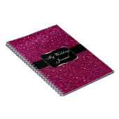 Carnet Parties scintillantes roses (Côté Droit)