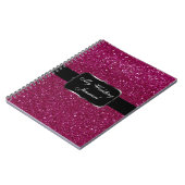 Carnet Parties scintillantes roses (Côté gauche)