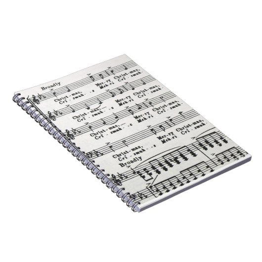 Carnet Partition de Noël (Côté Droit)