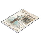 Carnet Partition vintage Plaque de chanson Pauvre Callagh (Côté gauche)