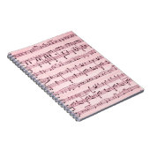 Carnet Partitions roses (Côté Droit)