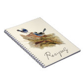 Carnet Paruline Turquoisine, (Côté Droit)