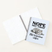 Carnet Pas aujourd'hui, pas demain - Chat endormi (Intérieur)