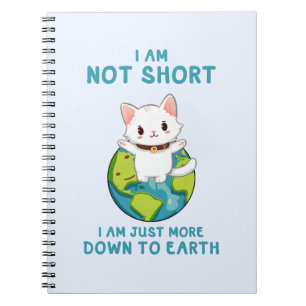 Carnet Pas court, juste vers la terre - Humour de chat