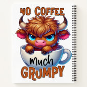 Carnet Pas de café beaucoup grincheux (Dos)