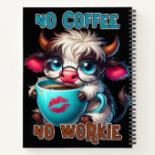 Carnet Pas de café, pas de travail (Dos)