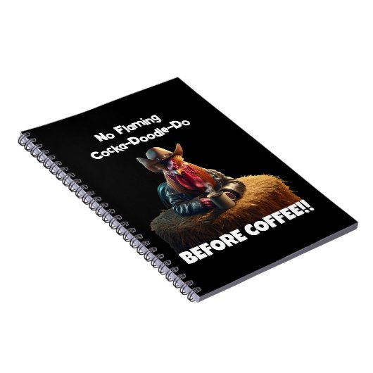 Carnet Pas de Cocka-Doodle-Do flamboyant (Côté Droit)