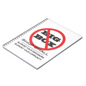 Carnet Pas de grandes boîtes ! (Côté gauche)