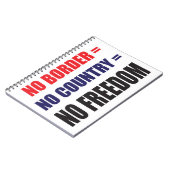 Carnet Pas de liberté-Pas de frontière (Côté gauche)