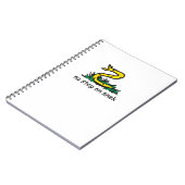 Carnet Pas de pas sur les mèmes de serpent Gadsden parodi (Côté gauche)