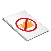 Carnet PAS DE ROIS ! Anti-Trump White (Côté Droit)