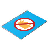 Carnet PAS DE ROIS ! Bleu anti-Trump (Côté gauche)