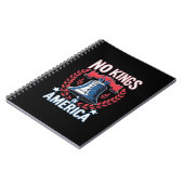 Carnet Pas de rois en Amérique Design Classique Graphique (Côté gauche)