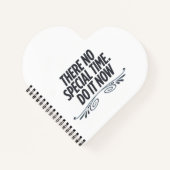 Carnet Pas De Temps Parfait - Citation De Typographie Mot (Devant)