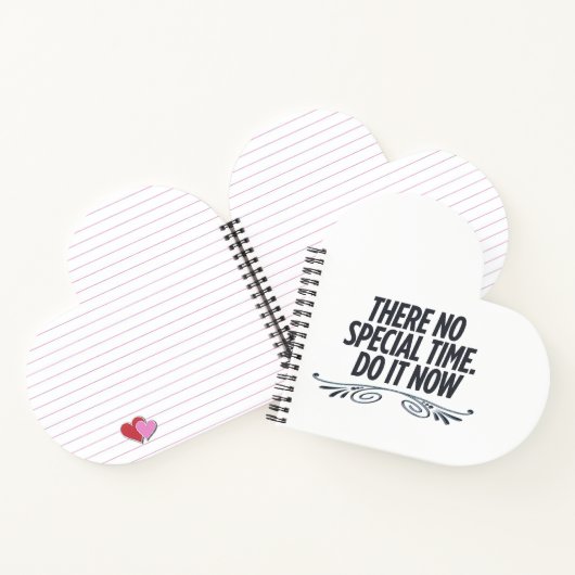 Carnet Pas De Temps Parfait - Citation De Typographie Mot (Intérieur)