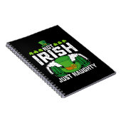 Carnet Pas Irlandais Juste Naughty Funny St Patrick's Day (Côté Droit)