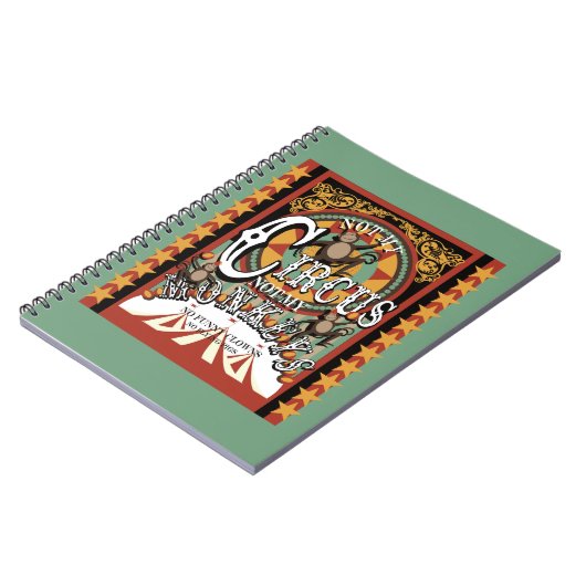 Carnet Pas Mon Cirque, Pas Mes Singes, Le Cirque (Côté gauche)