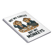 Carnet Pas Mon Cirque, Pas Mes Singes – Moine De Dessin A (Côté Droit)
