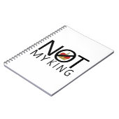 Carnet Pas mon roi (Côté gauche)