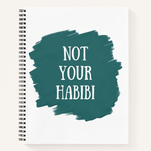 Carnet Pas ton Habibi (Devant)