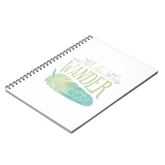 Carnet Pas tous ce que Wander sont perdu (Côté gauche)