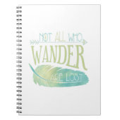 Carnet Pas tous ce que Wander sont perdu (Devant)