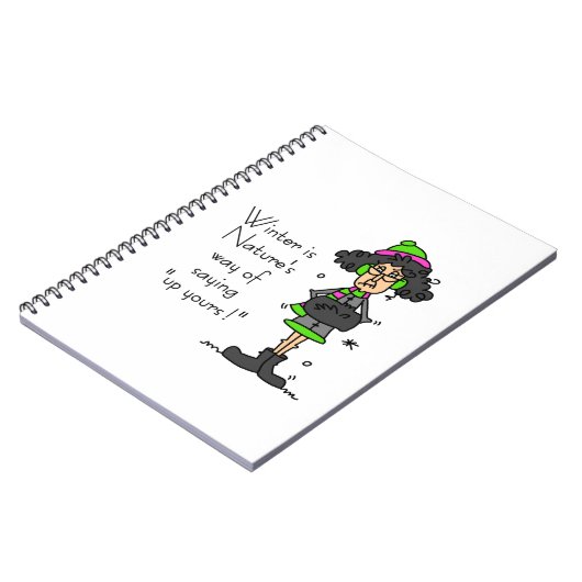 Carnet Pas un fan d'hiver (Côté gauche)