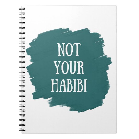 Carnet Pas Votre Habibi (Devant)