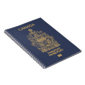 Carnet Passeport Canada (Côté Droit)