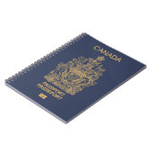 Carnet Passeport Canada (Côté gauche)