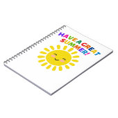 Carnet Passez un excellent été (Côté gauche)