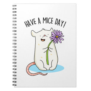 Carnet Passez une journée de souris drôle de jeu de mots