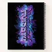 Carnet Passion Cyberpunk Typography – Vibrant Modern Word (Dos)