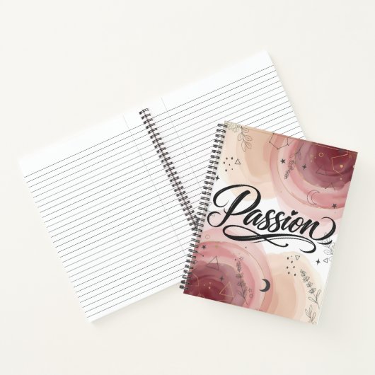 Carnet Passion Script | Elegant Minimalist Typography (Intérieur)