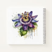 Carnet Passionné Purple Passion Fleur (Dos)